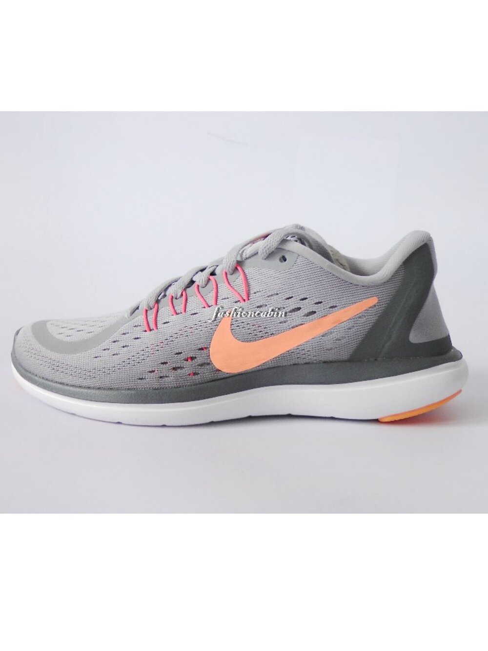 New Nike Flex 2017 RN Women's Running Shoes Gray Mesh Lightweight Sneakers US 5